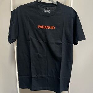 NEW Anti Social Social Club x Undefeated Paranoid Shirt